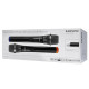 Lenco MCW-020BK  Σετ 2 ασύρματων μικροφώνων με δέκτη 6.3 mm