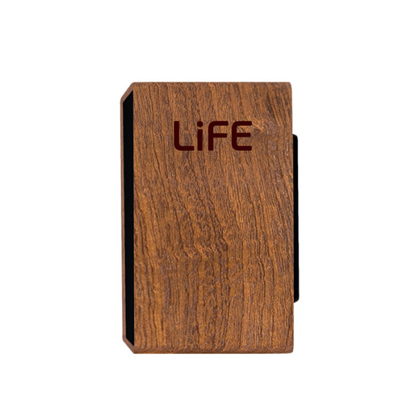 Life Noble Sapele Ψηφιακό Ρολόι Θερμόμετρο / Υγρόμετρο & Ξυπνητήρι