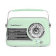 Φορητό ραδιόφωνο Retro με Bluetooth, USB & FM 30W - Madison Freesound VR40 (Πράσινο Ματ)