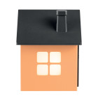 Life Tiny House Ψηφιακό Ρολόι Ξυπνητήρι με οθόνη LED και φωτάκι νυκτός (Black)