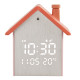Life Tiny House Ψηφιακό Ρολόι Ξυπνητήρι με οθόνη LED και φωτάκι νυκτός (Peach)
