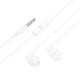 Hoco M121 Handsfree Ακουστικά In Ear 3,5mm (Λευκό) 
