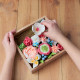 DIY Δημιουργικό Σετ Κατασκευής με Πηλό Wood & Craft Flowers Romance