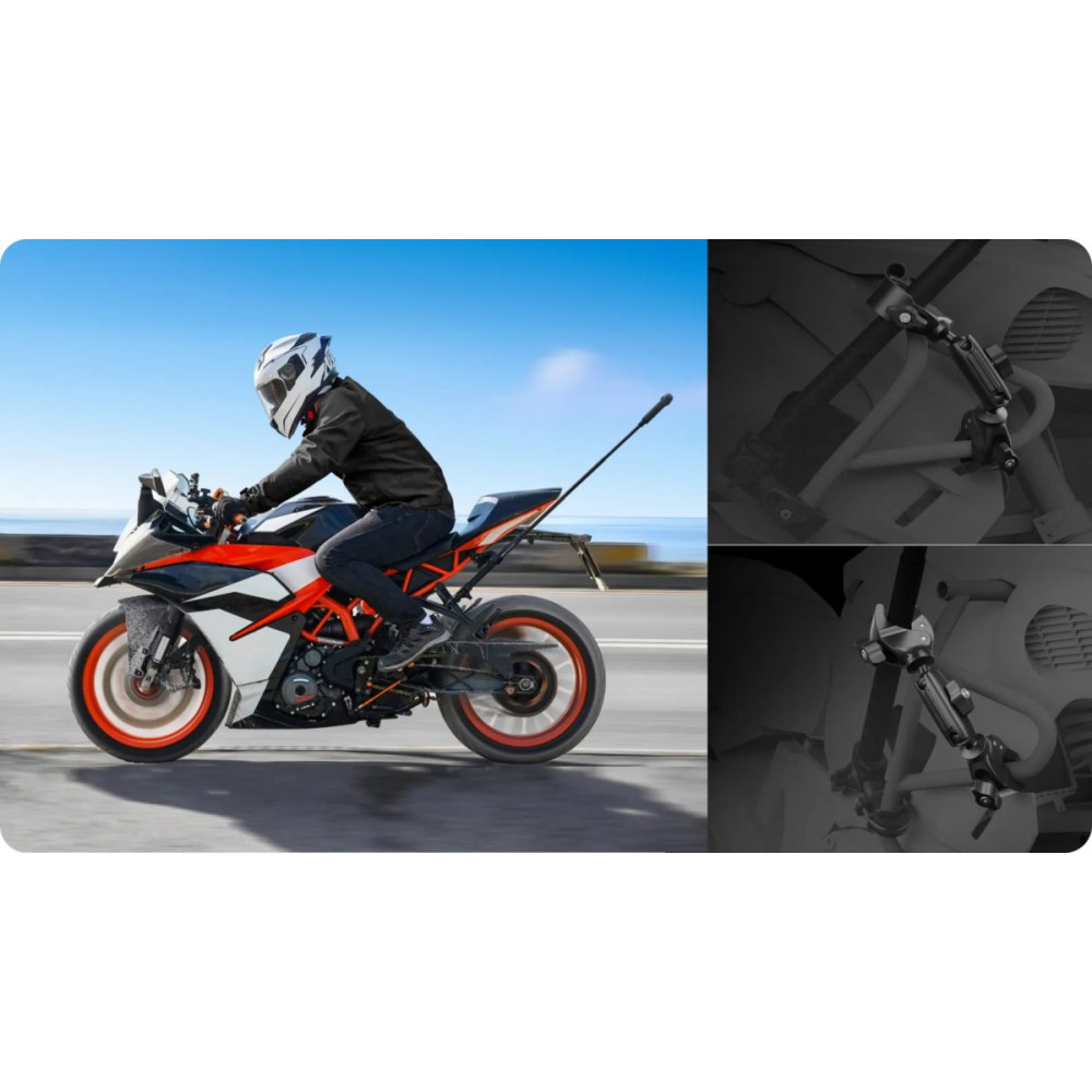 Insta360 Motorcycle Selfie Stick – Support Clamp
