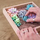DIY Δημιουργικό Σετ Κατασκευής με Πηλό Wood & Craft Succulents Tenderness