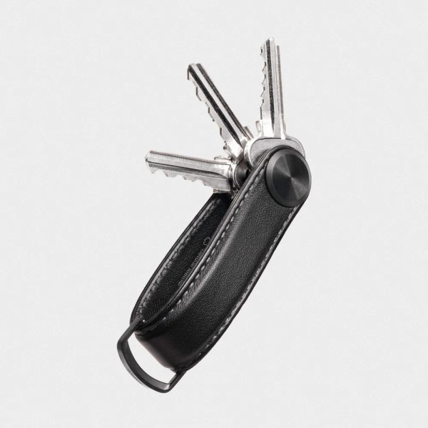 OrbitKey Key Organiser Pro Leather Κλειδοθήκη Μπρελόκ (Blackout)