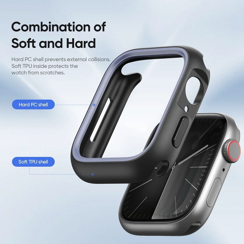 Dux Ducis Case Πλαστική Θήκη για Apple Watch Series 10 46mm (Μαύρο)