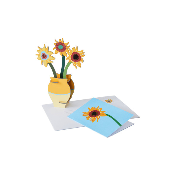 Studio Roof TPO106 Pop Out Card Van Gogh Flowers