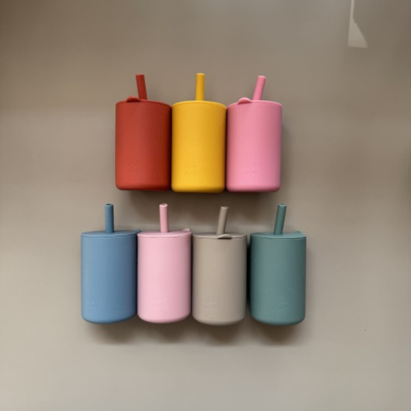 Nok Nok Εκπαιδευτικό Ποτηράκι Σιλικόνης (Beige)