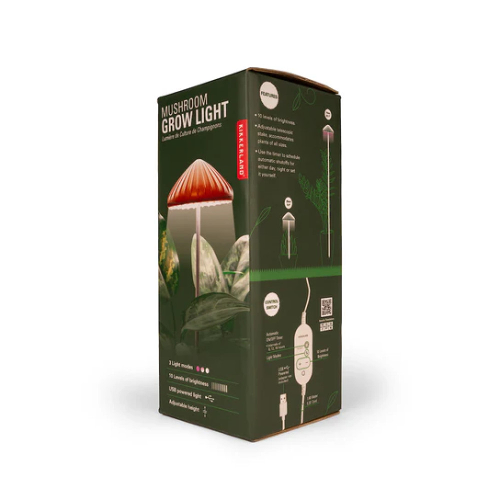 Kikkerland Mushroom Grow Light Φωτιστικό για Ανάπτυξη Φυτών