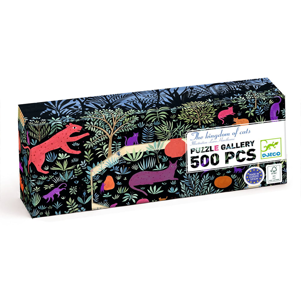 Djeco Παζλ 500 τεμ. "Το Βασίλειο της Γάτας"