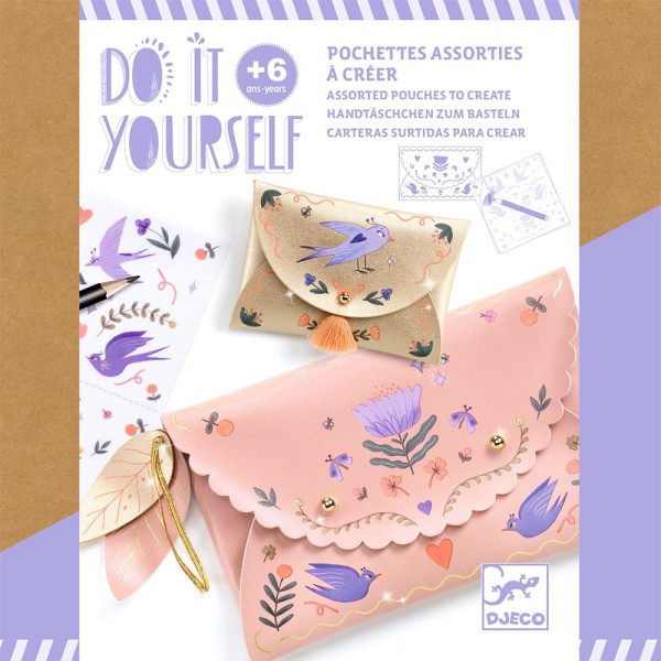 Djeco DIY Φτιάχνω τα Δικά μου Πορτοφόλια