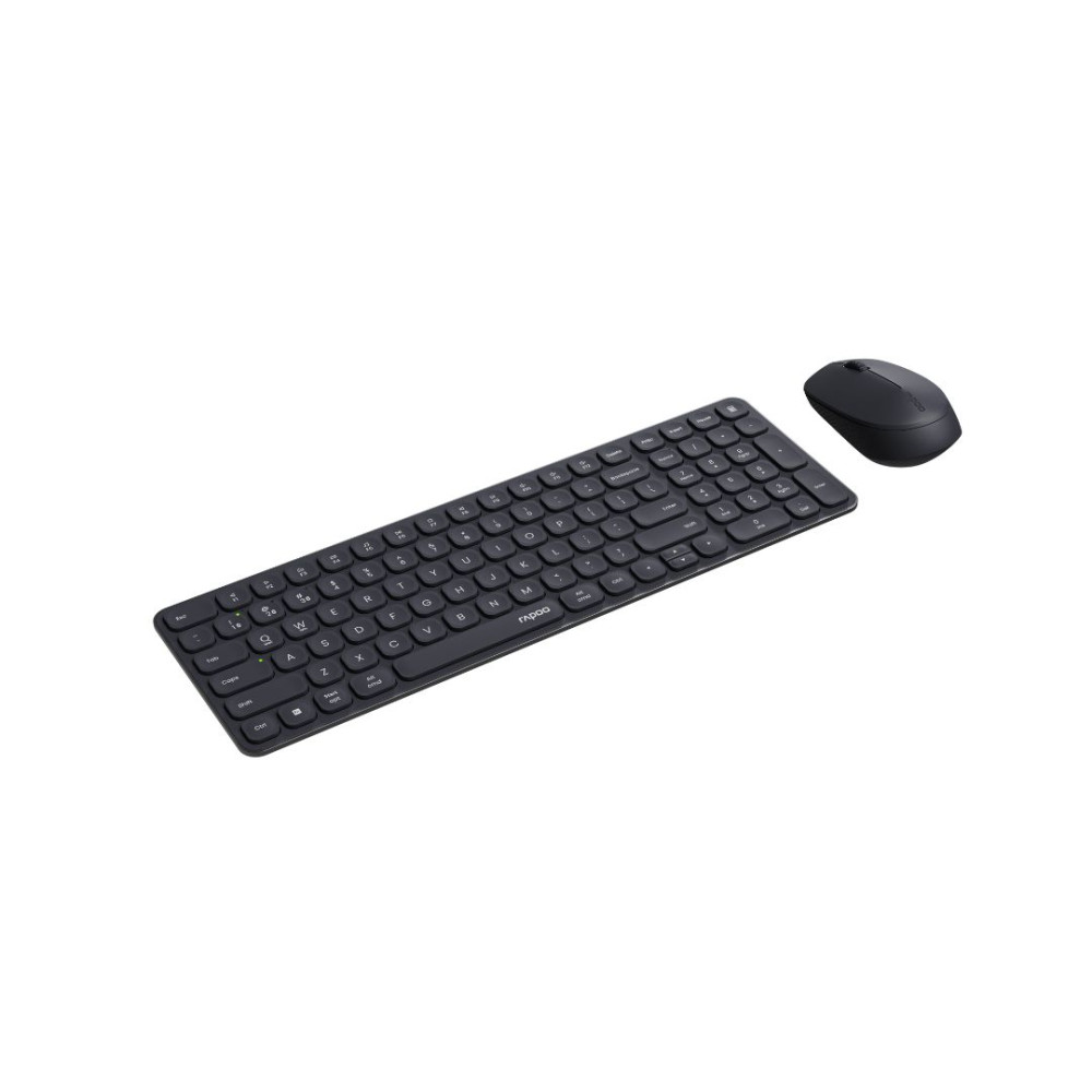 Rapoo E9310M Ασύρματο Combo Set, Multi-mode, Ultra-Slim, Combo Set GR (Μαύρο)