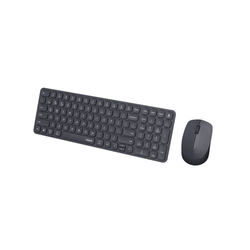 Rapoo E9310M Ασύρματο Combo Set, Multi-mode, Ultra-Slim, Combo Set GR (Μαύρο)