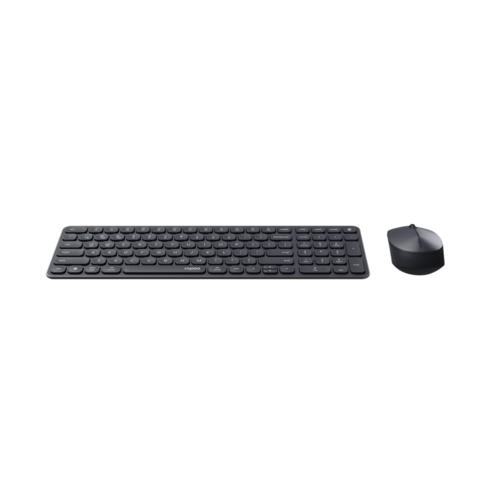 Rapoo E9310M Ασύρματο Combo Set, Multi-mode, Ultra-Slim, Combo Set GR (Μαύρο)