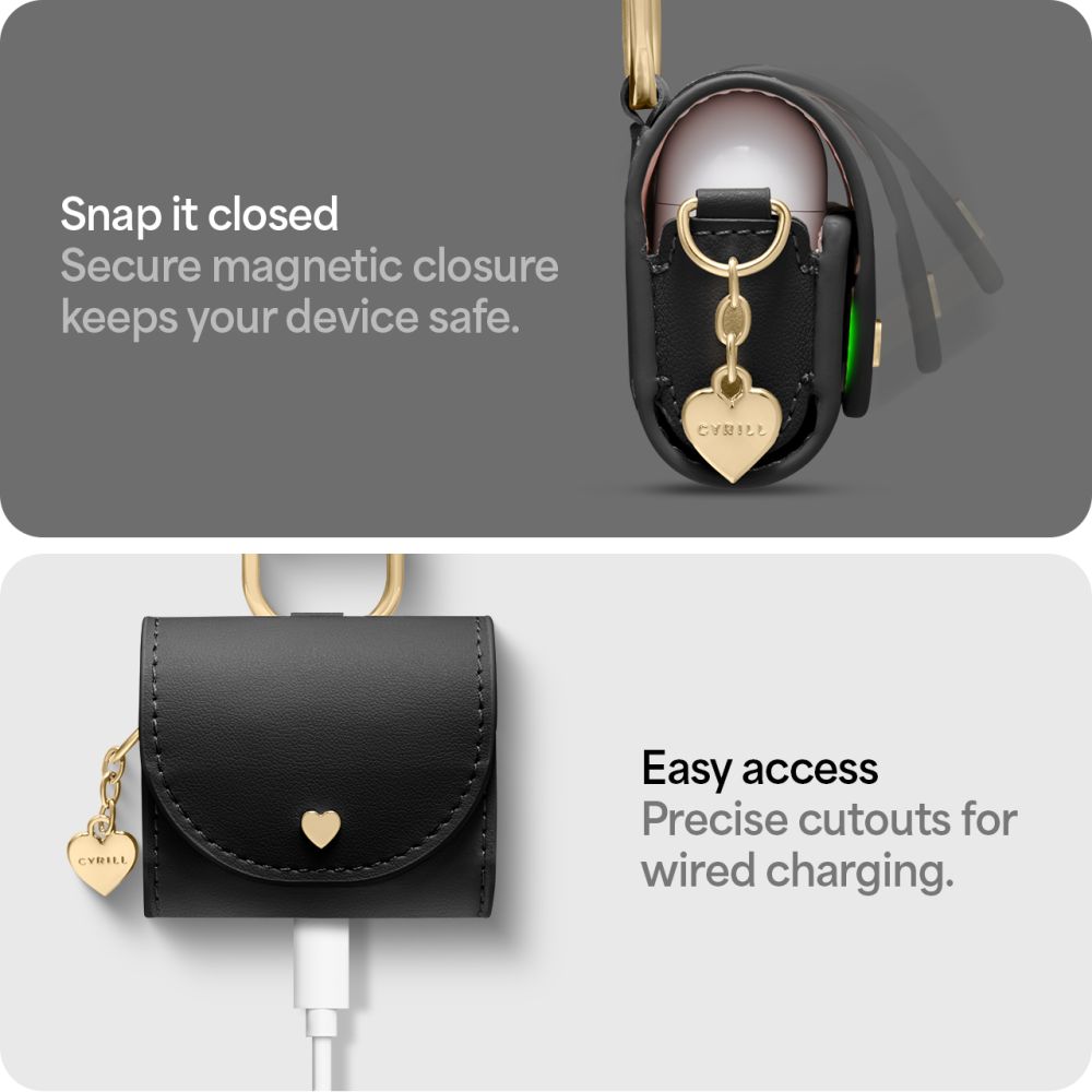 Spigen Cyrill Mini Bag Θήκη για Apple AirPods 4 (Μαύρο)