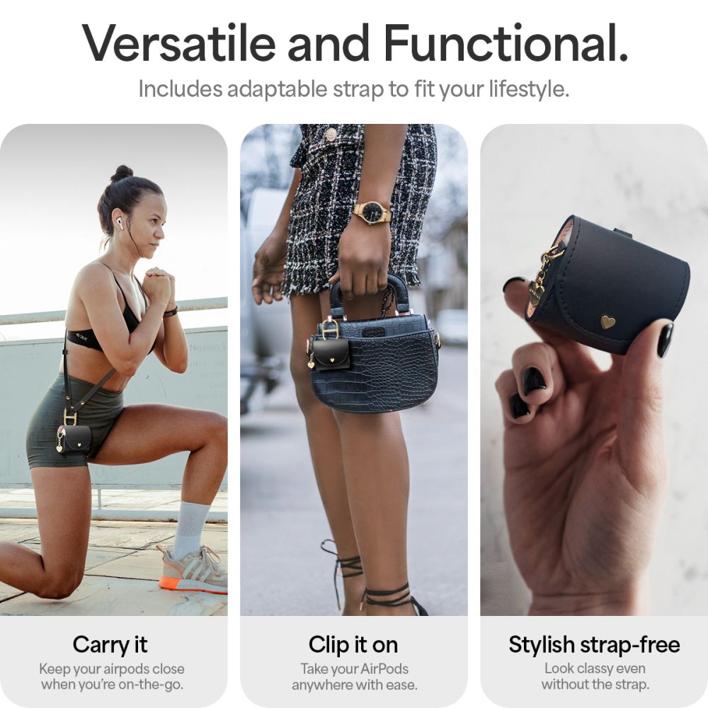 Spigen Cyrill Mini Bag Θήκη για Apple AirPods 4 (Μαύρο)