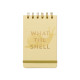 Desighworks Vintage Σημειωματάριο What The Shell