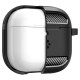 Spigen Rugged Armor Θήκη Σιλικόνης με Γάντζο για Apple AirPods 4 (Matte Black)