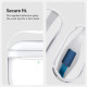 Spigen Ultra Hybrid Θήκη με Γάντζο για Apple AirPods 4 (Jet White)