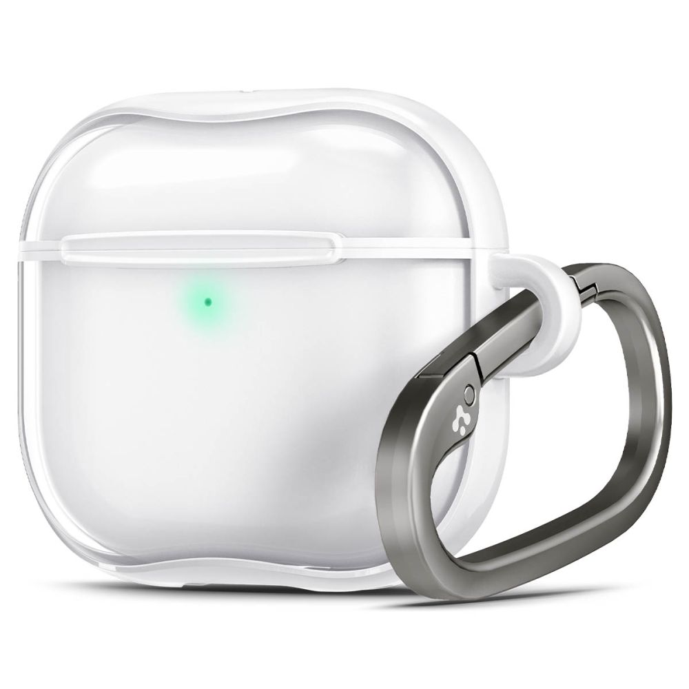 Spigen Ultra Hybrid Θήκη με Γάντζο για Apple AirPods 4 (Jet White)