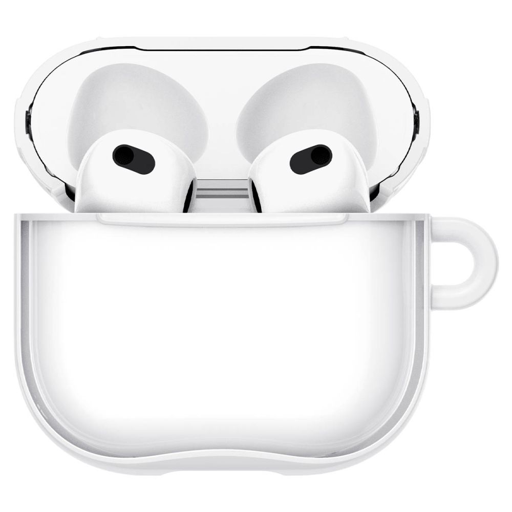 Spigen Ultra Hybrid Θήκη με Γάντζο για Apple AirPods 4 (Jet White)