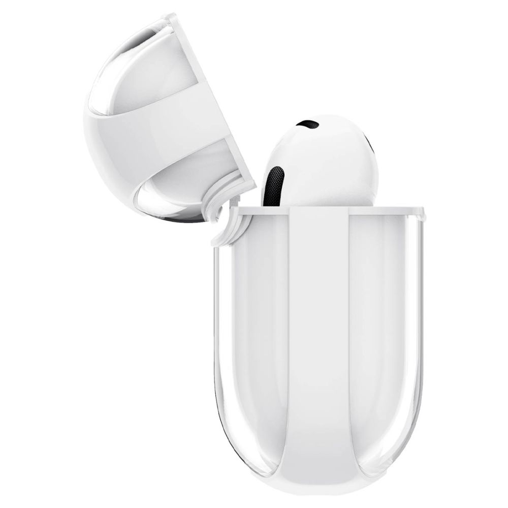 Spigen Ultra Hybrid Θήκη με Γάντζο για Apple AirPods 4 (Jet White)