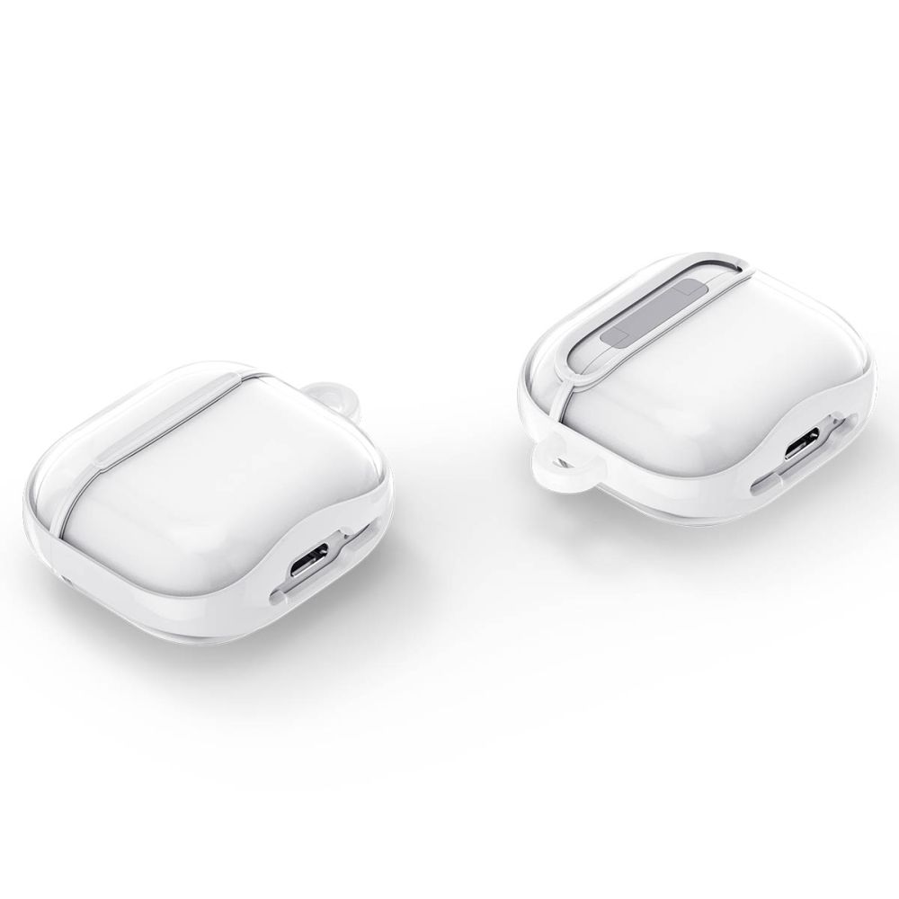 Spigen Ultra Hybrid Θήκη με Γάντζο για Apple AirPods 4 (Jet White)