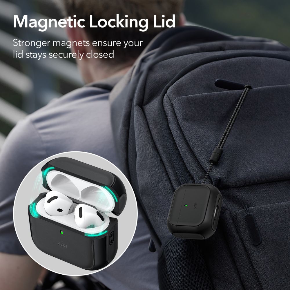 ESR Orbit Halolock Magsafe θήκη για Apple AirPods 4 (Μαύρο)