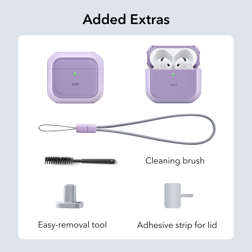 ESR Orbit Halolock Magsafe θήκη για Apple AirPods 4 (Μωβ)