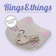 Legami Κεραμικό Πιάτο - Rings & Things "Kitty"