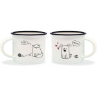 Legami MM0009 Κούπα Πορσελάνης - Espresso For Two "Cat / Dog" 50ml 