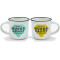 Legami Κούπα Πορσελάνης - Espresso For Two "Super Mummy / Super Daddy" 50ml 