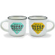 Legami Κούπα Πορσελάνης - Espresso For Two "Super Mummy / Super Daddy" 50ml 