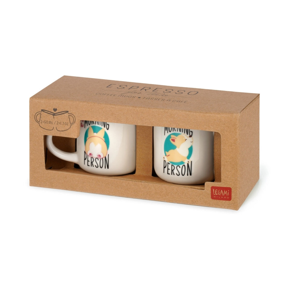 Legami Κούπα Πορσελάνης - Espresso For Two "Corgi" 50ml 
