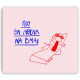 Think Pig Mousepad Που θα ήθελα να είμαι (22,5 x 19 cm)
