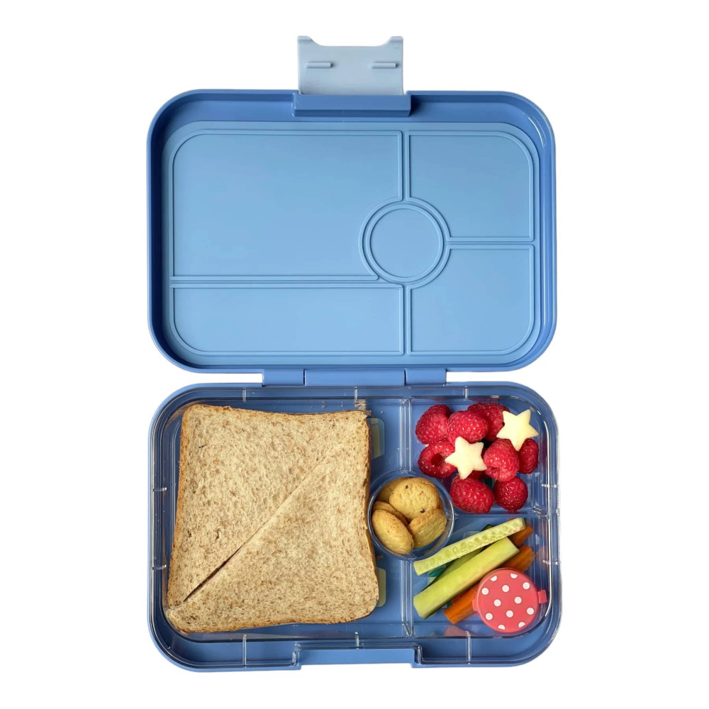 Yumbox Tapas Φαγητοδοχείο με 4 χωρίσματα (Hazy Blue - Panther)