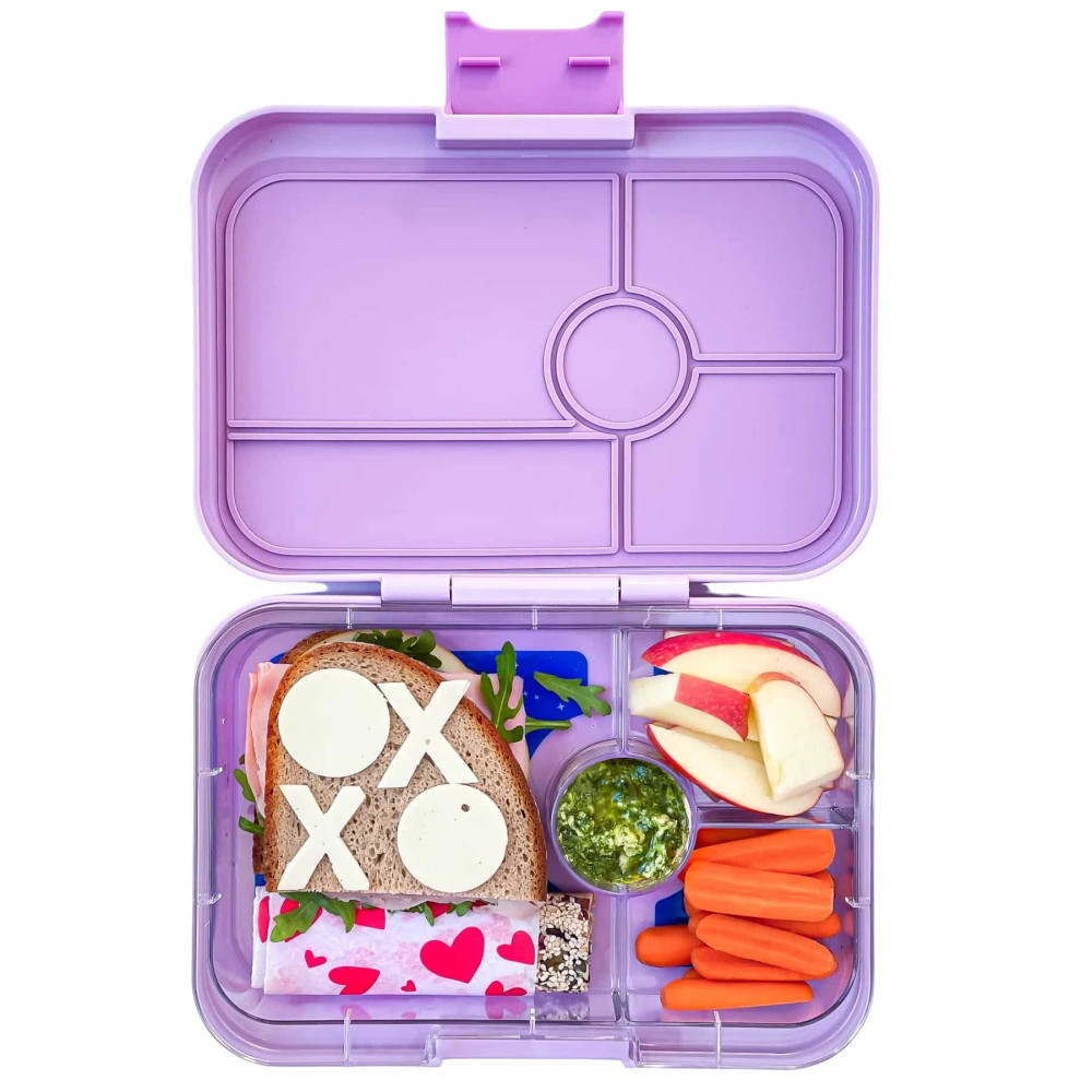 Yumbox Tapas Φαγητοδοχείο με 4 χωρίσματα (Seville Purple - Rainbow)