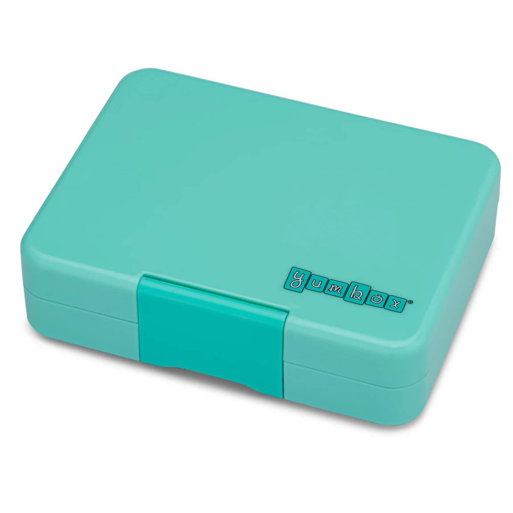 Yumbox Snack Φαγητοδοχείο με 3 χωρίσματα (Miami Aqua - Rainbow)