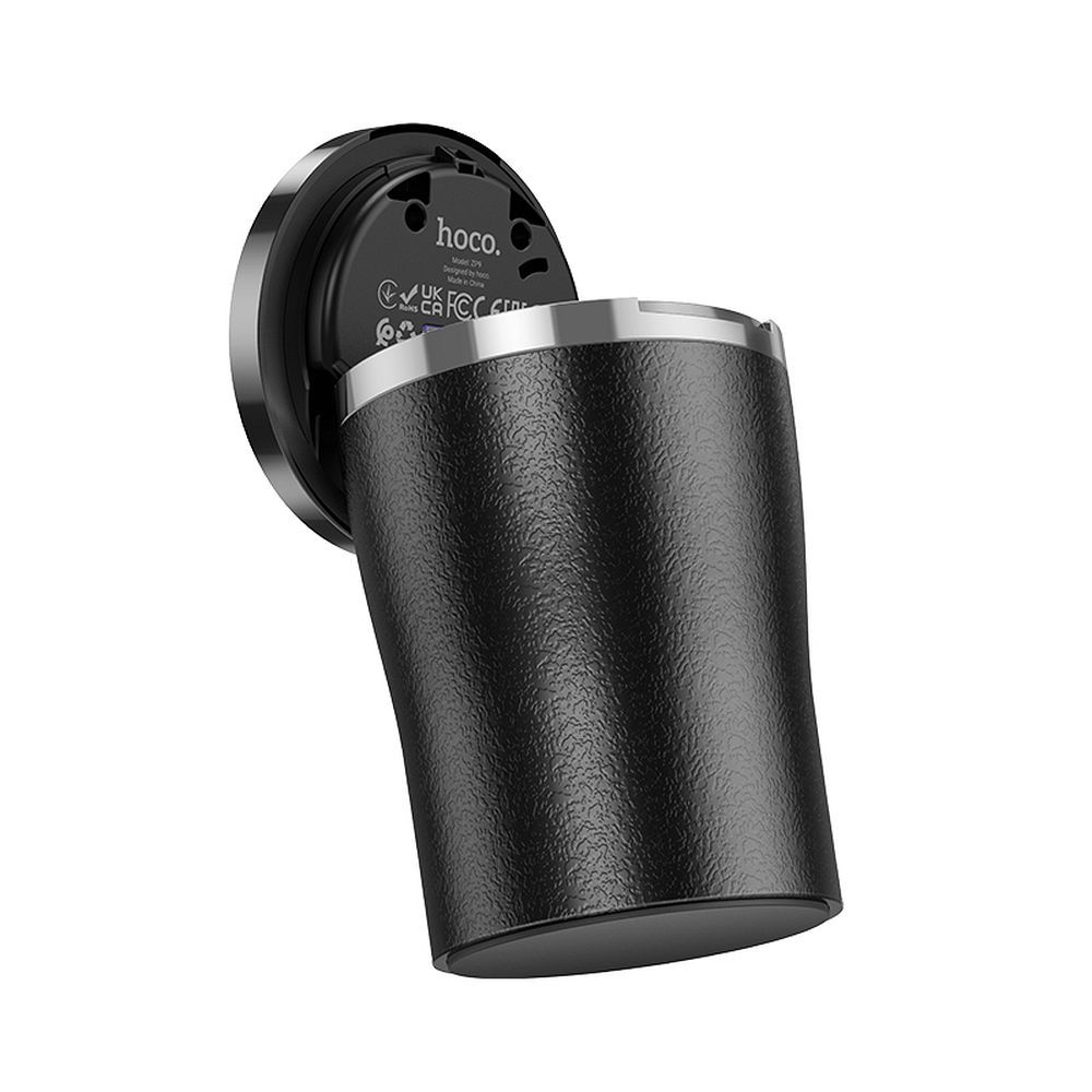 Hoco ZP9 Τασάκι Αυτοκινήτου με φωτισμό 250ml (Μαύρο)