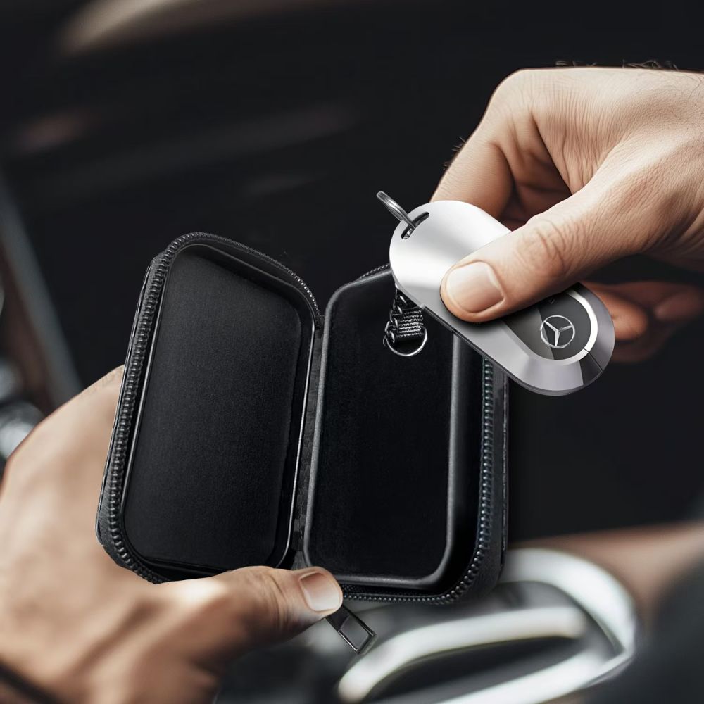 Tech-Protect KLR300 Θήκη Προστασίας Κλειδιών Keyless RFID Signal Blocker Case (Carbon)