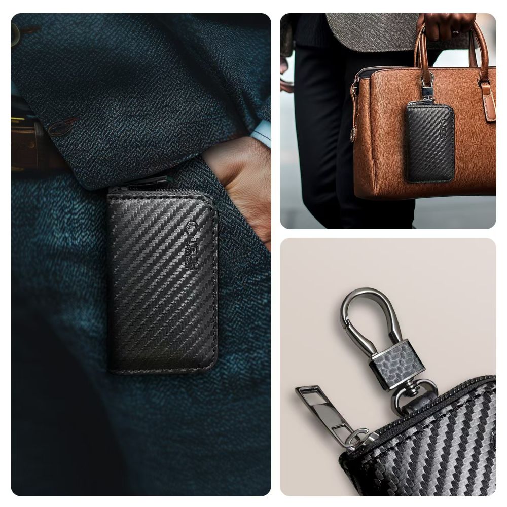 Tech-Protect KLR300 Θήκη Προστασίας Κλειδιών Keyless RFID Signal Blocker Case (Carbon)