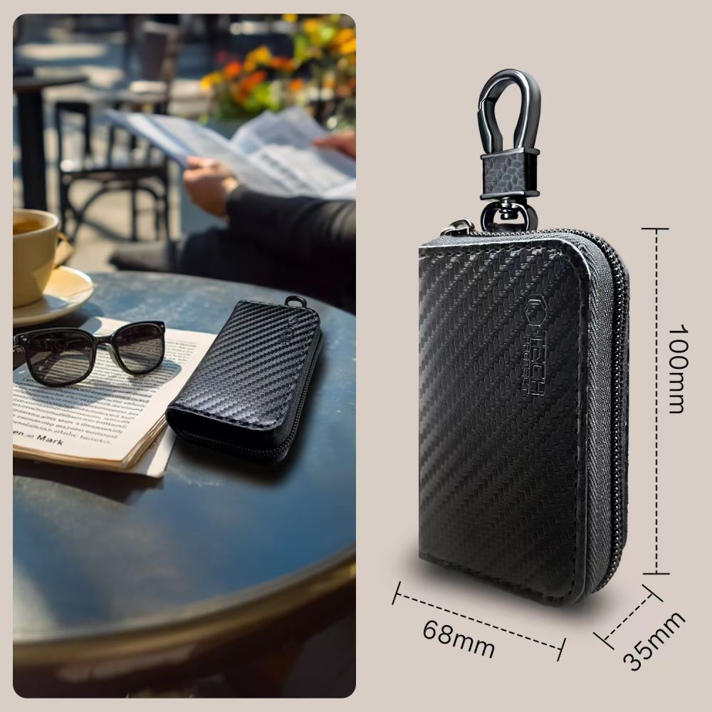 Tech-Protect KLR300 Θήκη Προστασίας Κλειδιών Keyless RFID Signal Blocker Case (Carbon)
