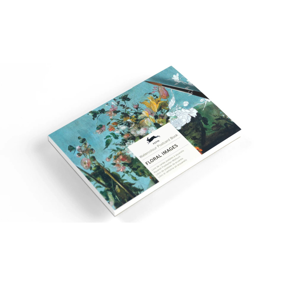 Watercolour Postcard Book - Floral