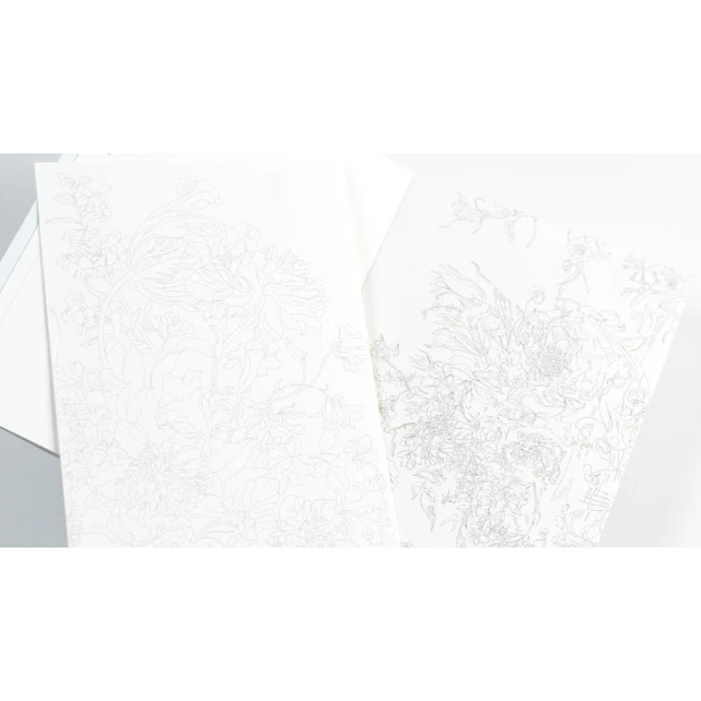 Watercolour Postcard Book - Floral