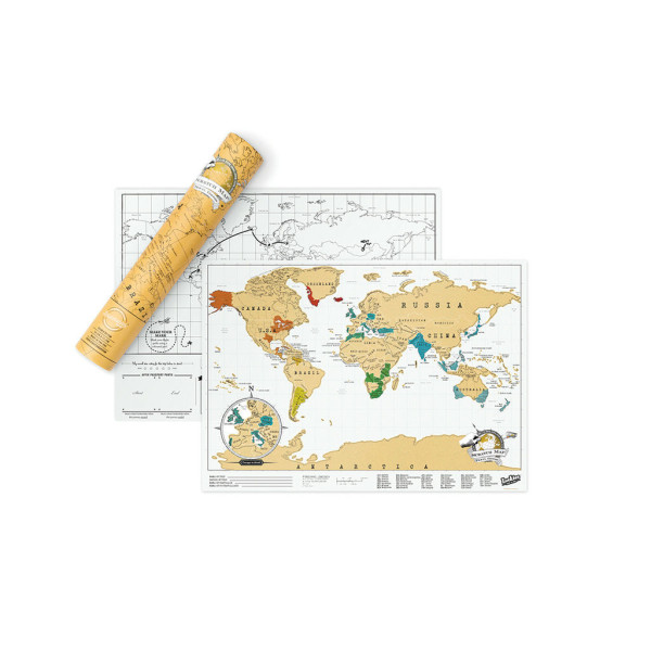 Luckies Scratch Map™ Original Travel Edition Παγκόσμιος Χάρτης