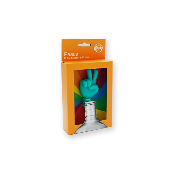 Winkee Peace Sign Πώμα για Μπουκάλι (21 x 11 x 4 cm)