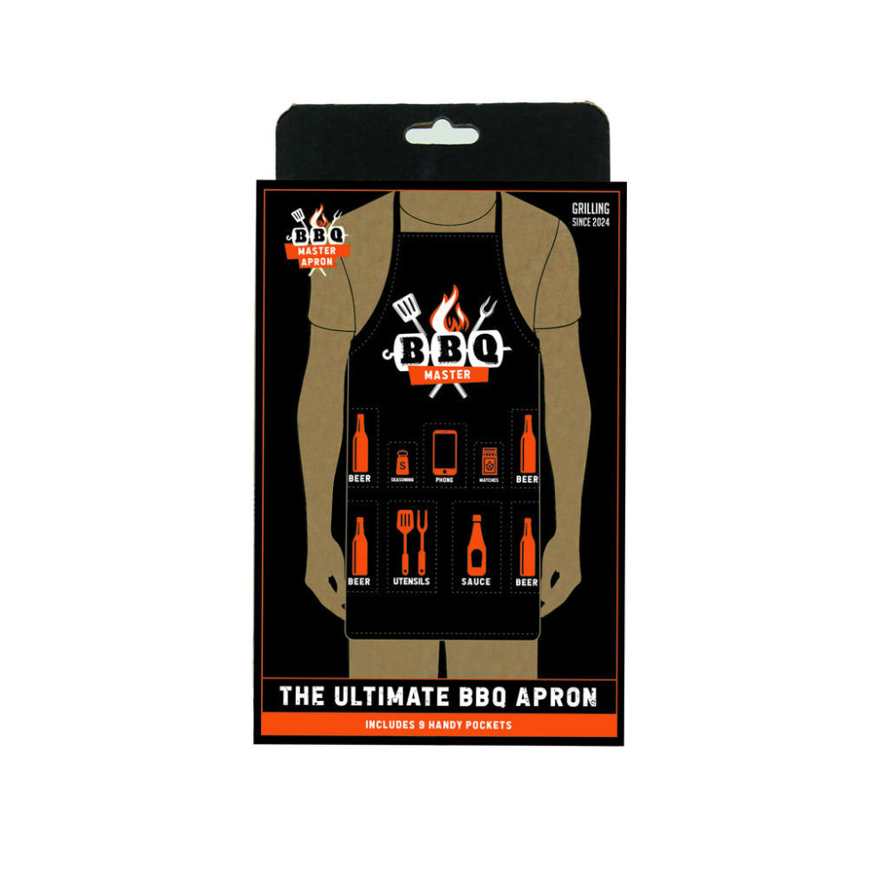 Gift Republic BBQ Master Apron Ποδιά Mαγειρικής με Τσέπες