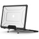 Tech-Protect Smartshell Pro για Macbook Air 13" M2 / M3 / M4 / 2023-2025 (Μαύρο/Διάφανο)