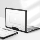 Tech-Protect Smartshell Pro για Macbook Air 13" M2 / M3 / M4 / 2023-2025 (Μαύρο/Διάφανο)